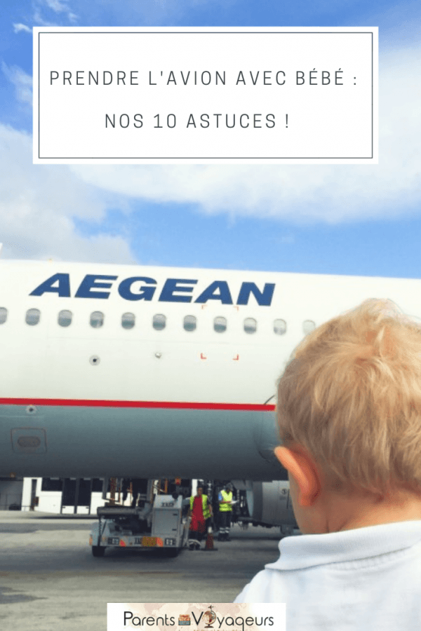 Prendre l'avion avec bébé