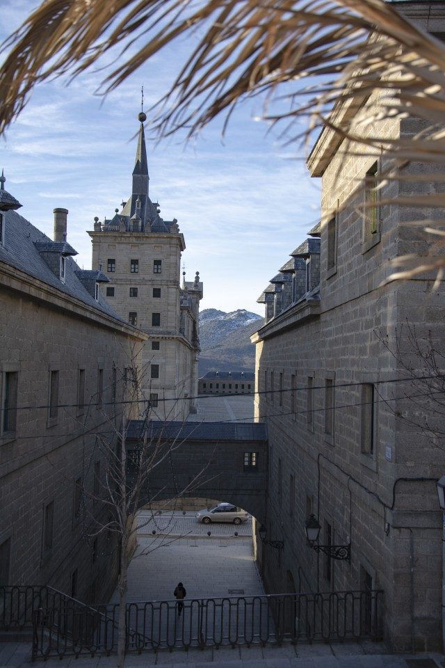 Que faire à El escorial, vue sur le monastère