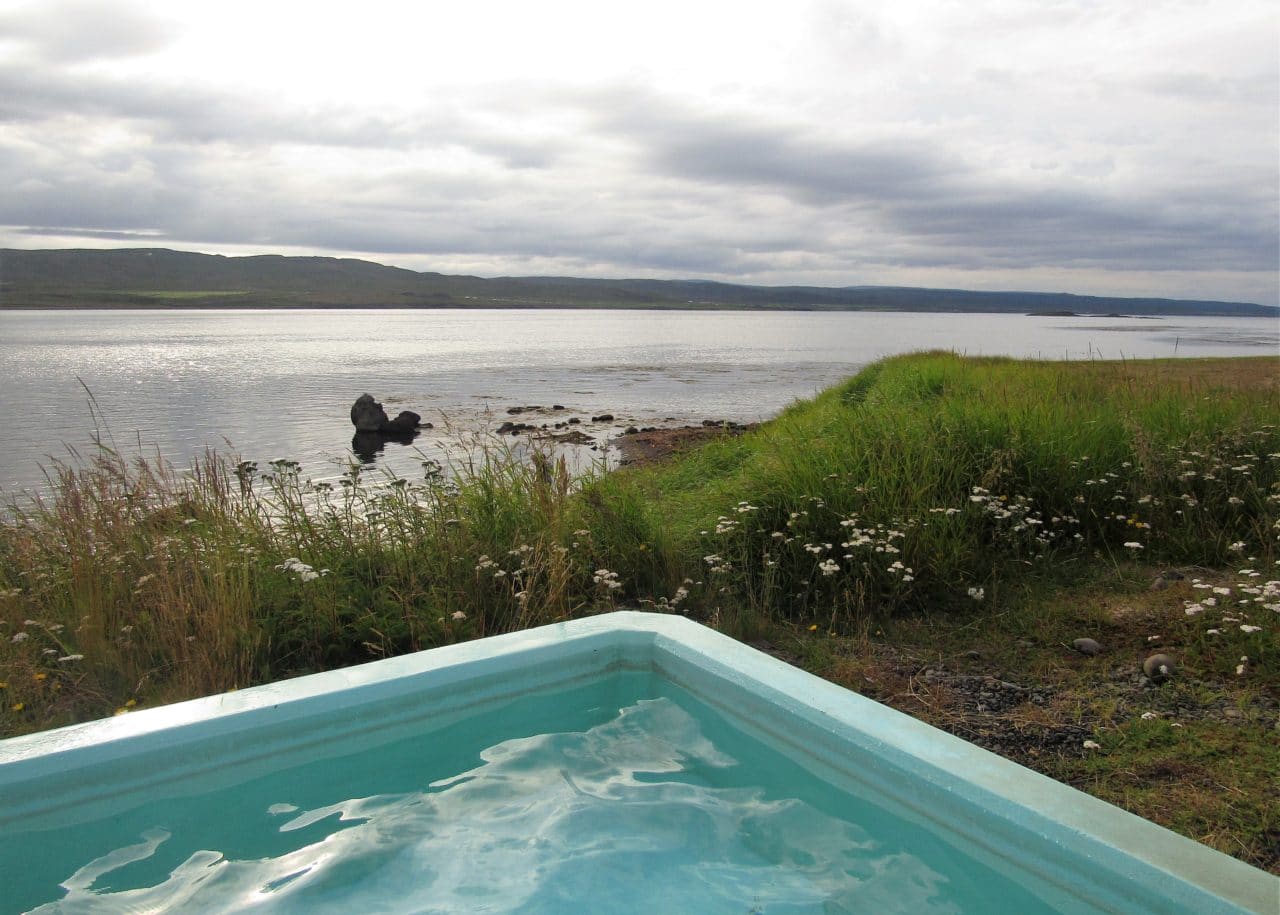 Islande avec enfants - Hot tub