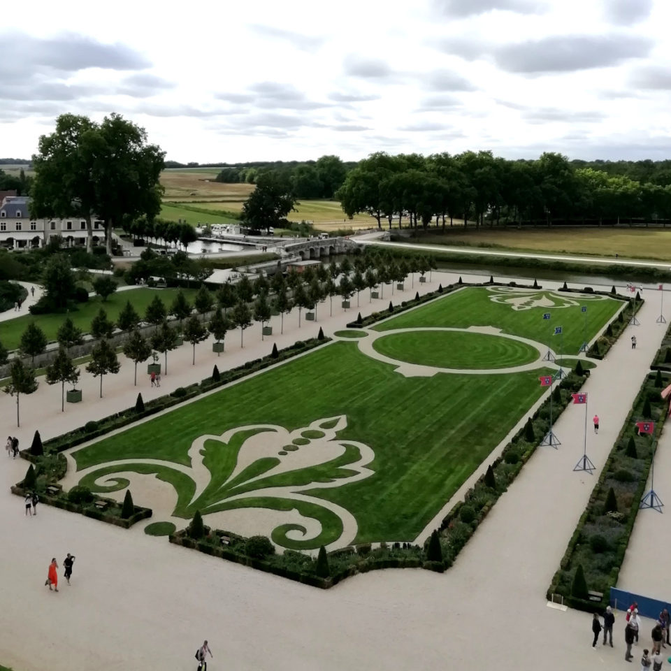 Chambord avec les enfants - Jardin à la française