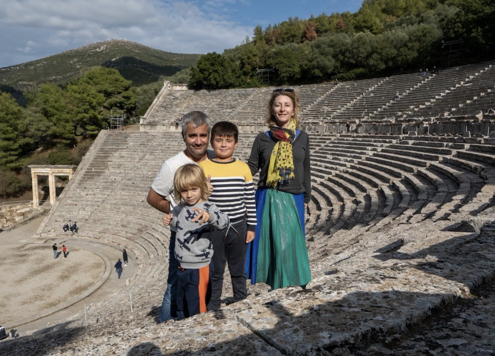 visiter le Péloponnèse en famille