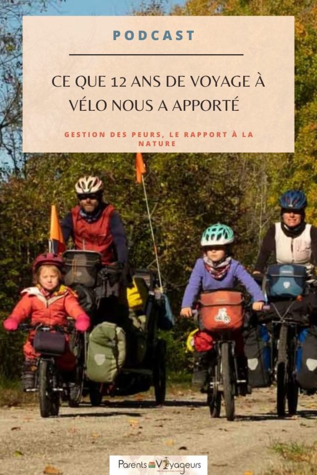 voyage à vélo en famille