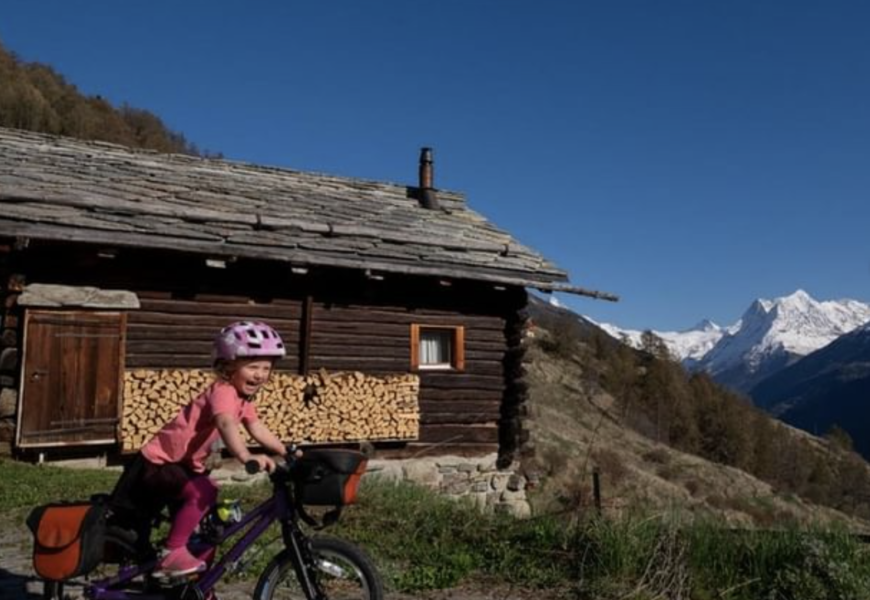 voyage à vélo en famille