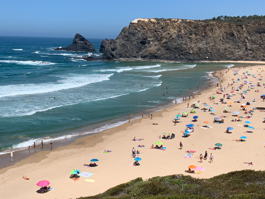 les plages à l'ouest du Portugal 