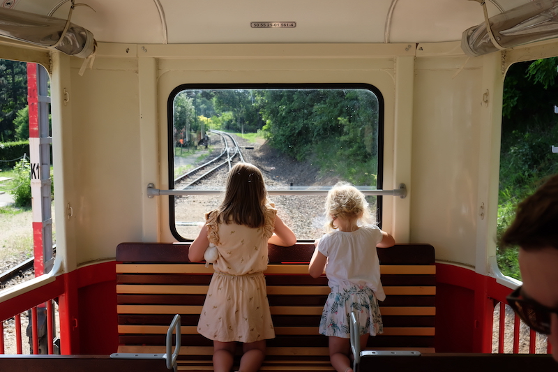 Le train des enfants à Budapest (Hongrie)