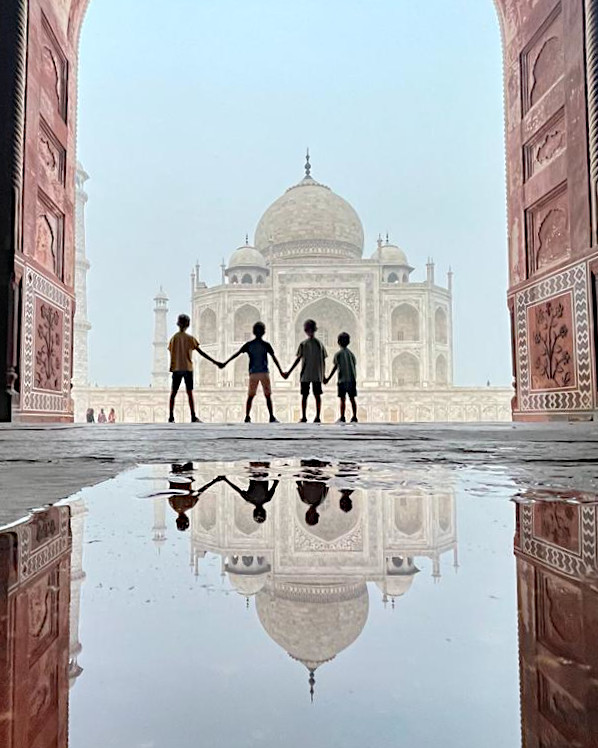 Visiter le Taj Mahal avec les enfants