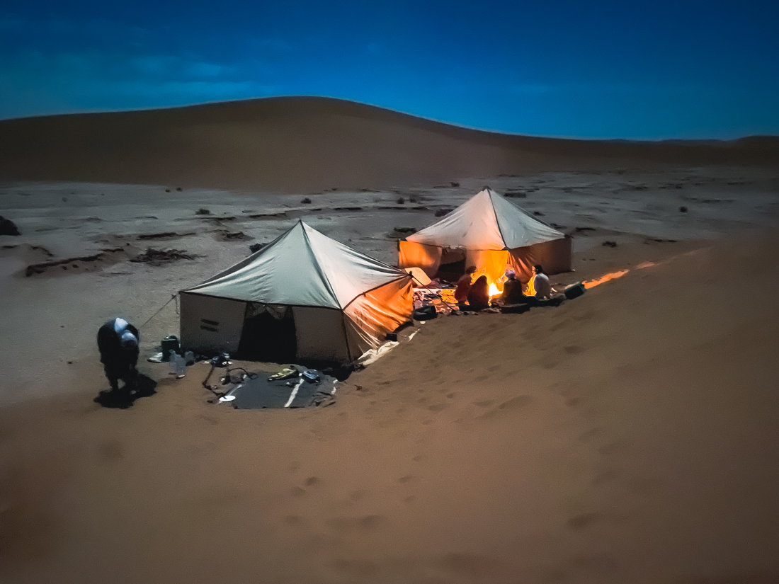 trek desert marocain en famille