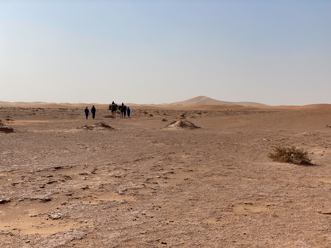 trek desert marocain en famille