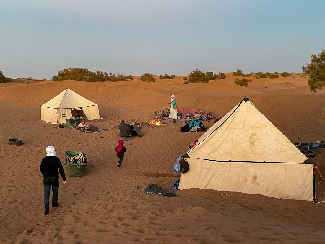 notre bivouac trek désert 