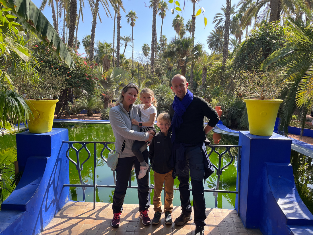 Jardin de Majorelle en famille