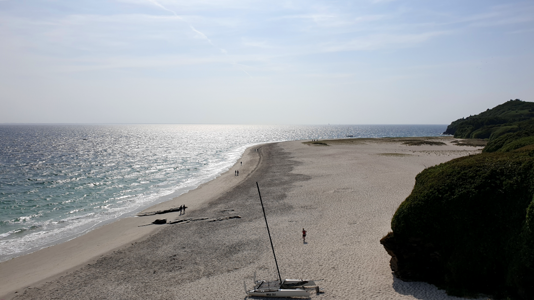 Groix avec les enfants - Plage des Grands Sables