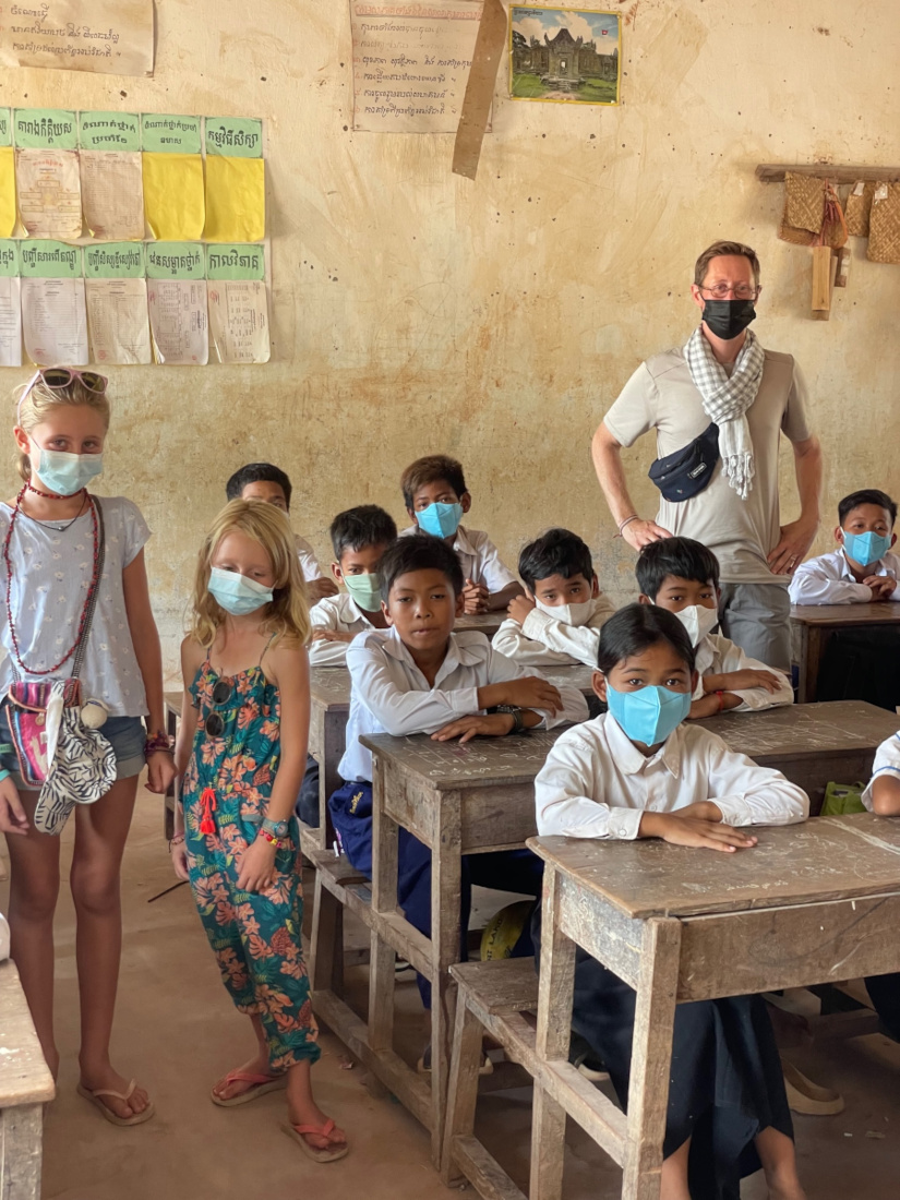 visiter des écoles pendant un tour du monde en famille