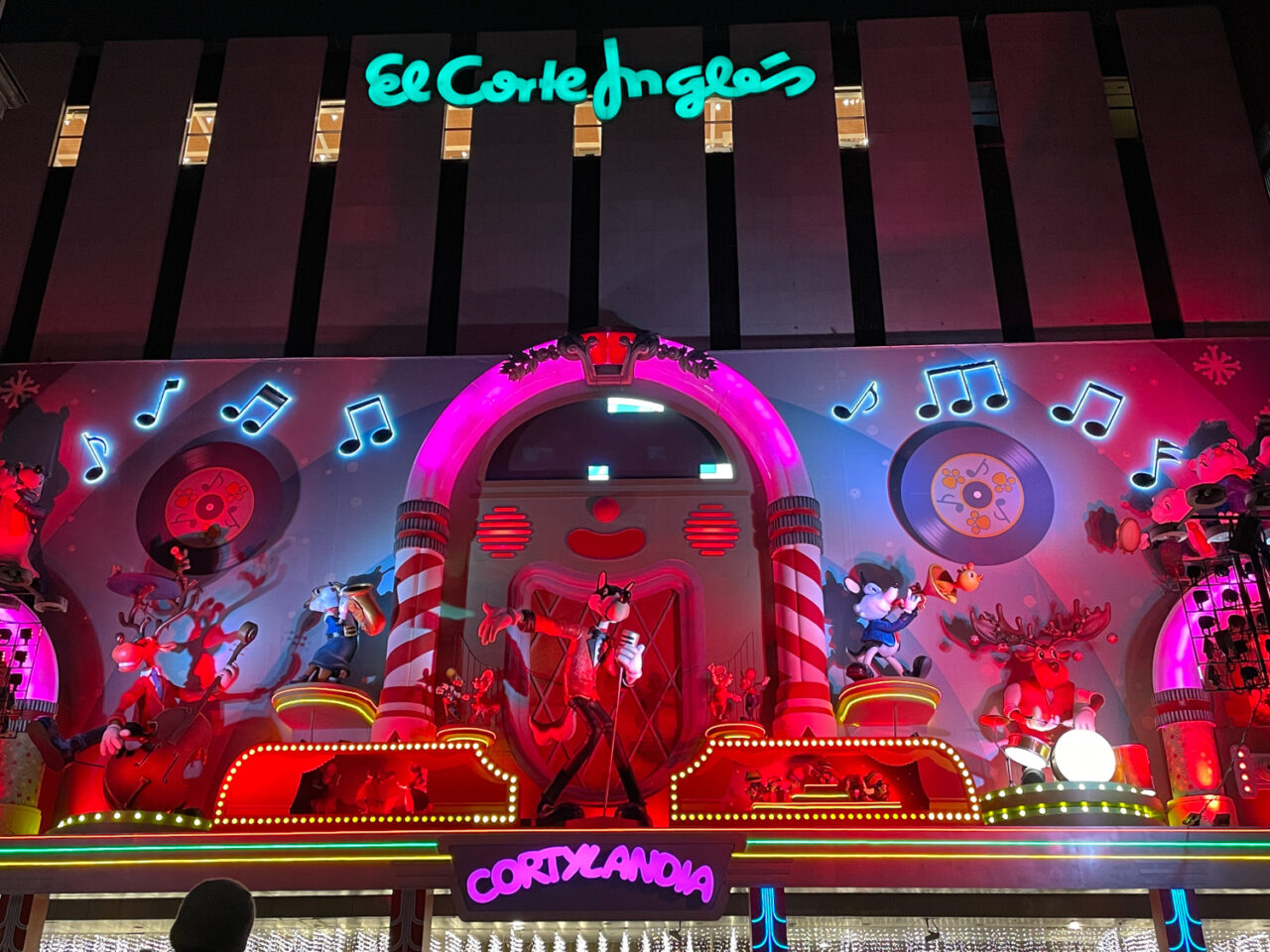 madrid à Noël à Cortylandia