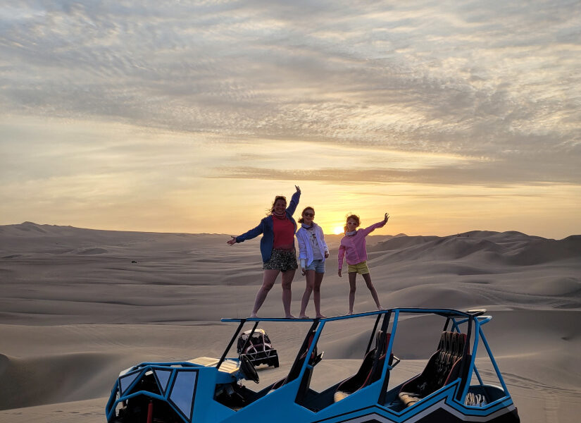 Maman solo en long voyage - Oasis de Huacachina-Pérou