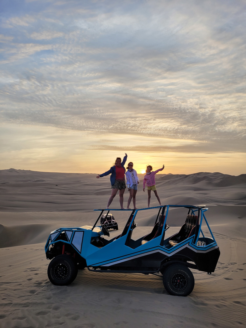 Maman solo en long voyage - Oasis de Huacachina-Pérou