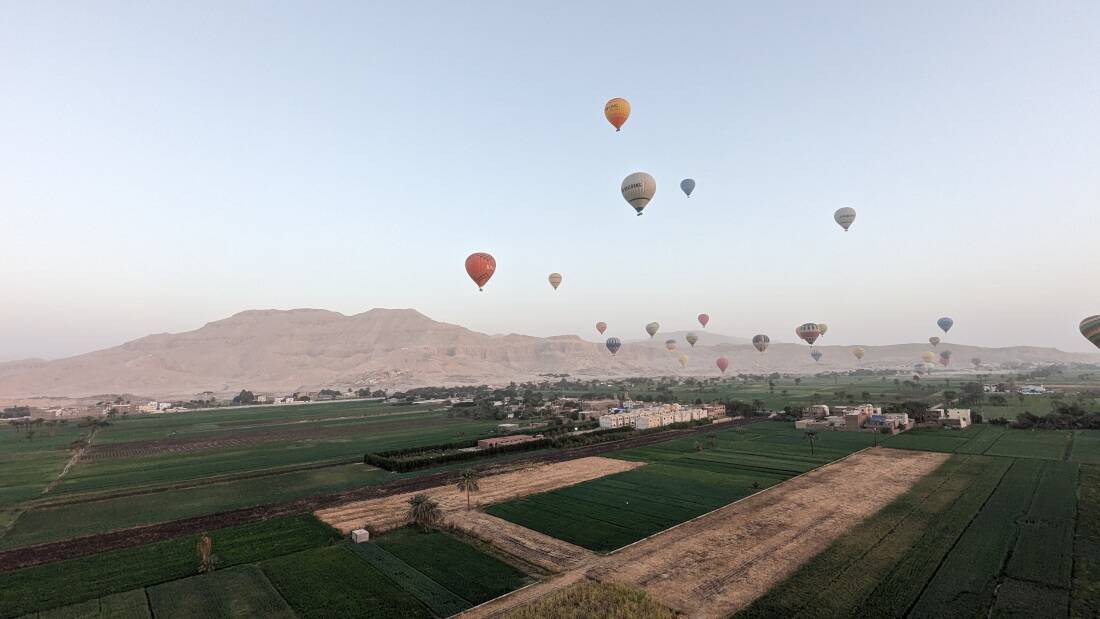 Survoler Louxor en montgolfière